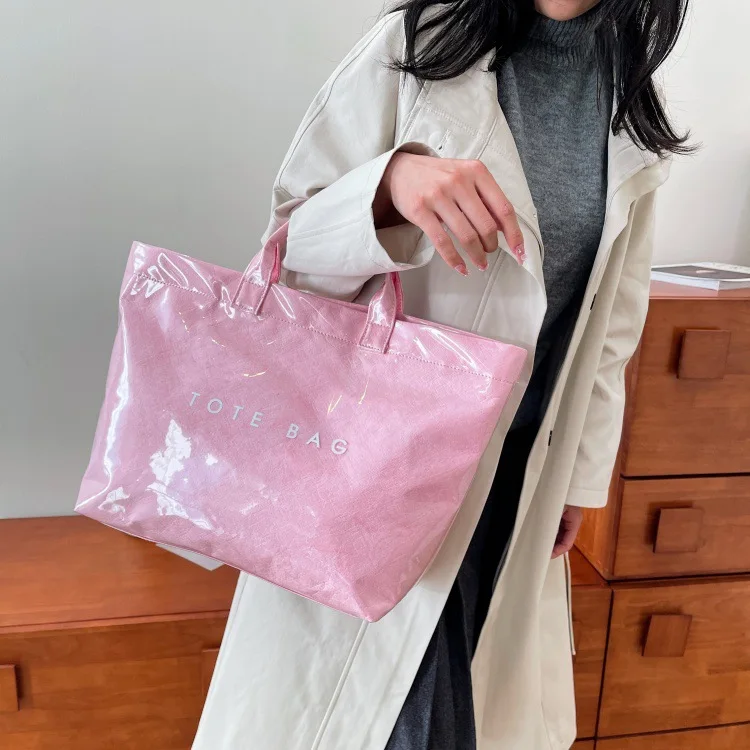 Bolsos de mano para mujer, nuevo bolso de Color sólido, bolso | Accesorios de moda · Omeda.es - Imagen 11