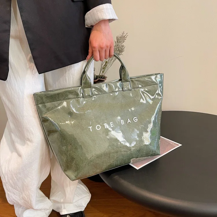 Bolsos de mano para mujer, nuevo bolso de Color sólido, bolso | Accesorios de moda · Omeda.es - Imagen 12