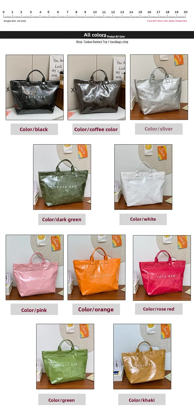 Bolsos de mano para mujer, nuevo bolso de Color sólido, bolso | Accesorios de moda · Omeda.es - Imagen 4