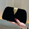 Bolsos de noche elegantes para mujer, bolso de mano negro de lujo, | Accesorios de moda · Omeda.es