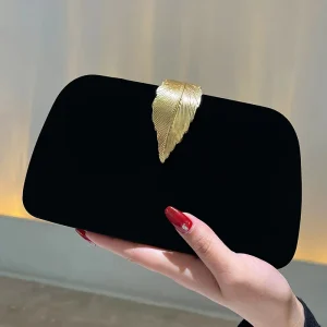 Bolsos de noche elegantes para mujer, bolso de mano negro de lujo, | Accesorios de moda · Omeda.es