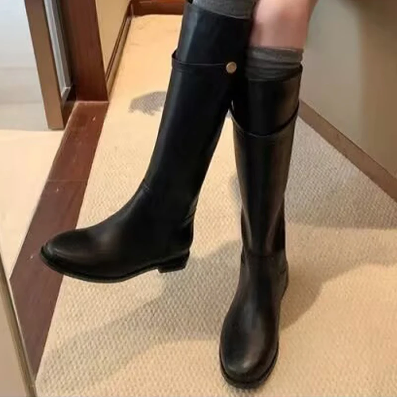 Botas altas hasta la rodilla para mujer, Zapatos planos de vestir a | Zapatos y calzado · Omeda.es - Imagen 6