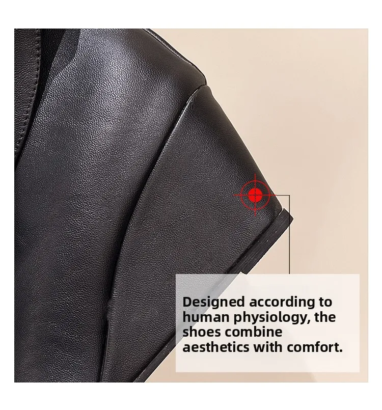 Botas altas para Mujer, zapatos de punta estrecha a la moda, zapatos | Zapatos y calzado · Omeda.es - Imagen 6