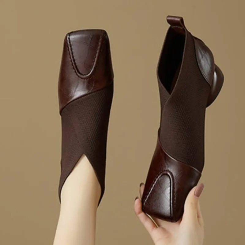 Botas cortas de moda para mujer, botas Chelsea ligeras y versátiles | Zapatos y calzado · Omeda.es - Imagen 7