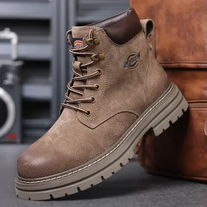 Botas de cuero genuino para hombre, zapatos informales para | Zapatos y calzado · Omeda.es