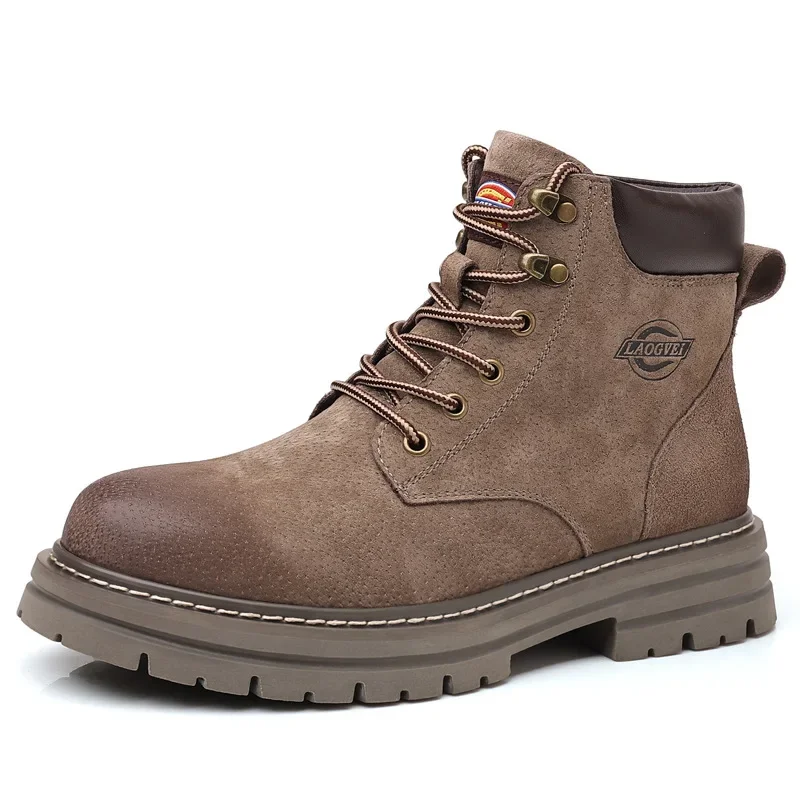 Botas de cuero genuino para hombre, zapatos informales para | Zapatos y calzado · Omeda.es - Imagen 21