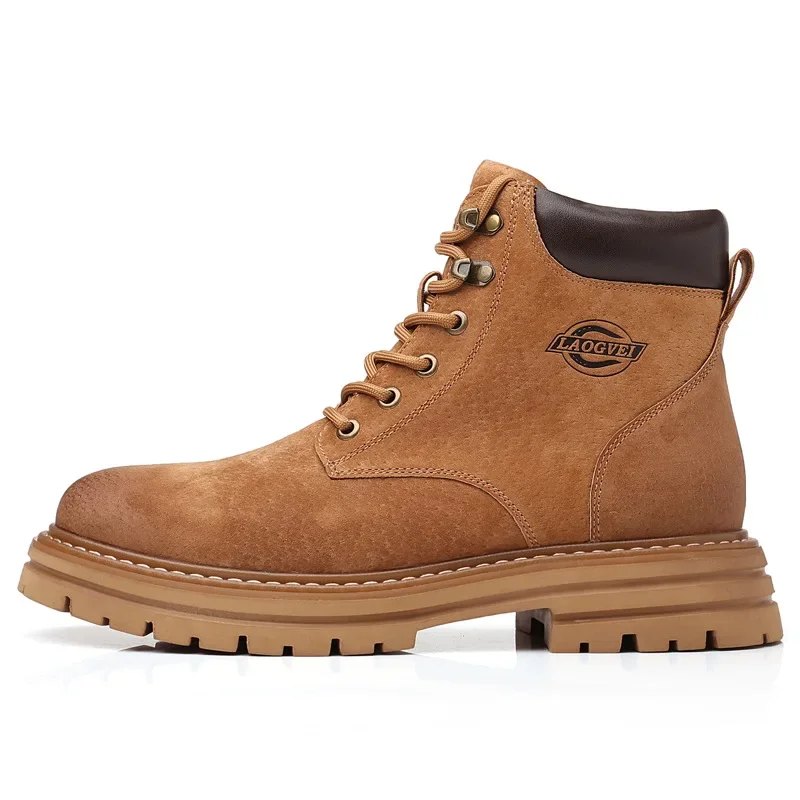 Botas de cuero genuino para hombre, zapatos informales para | Zapatos y calzado · Omeda.es - Imagen 22