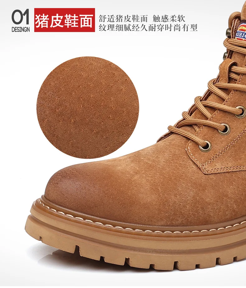 Botas de cuero genuino para hombre, zapatos informales para | Zapatos y calzado · Omeda.es - Imagen 7