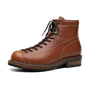 Botas de cuero genuino para hombre, zapatos de trabajo Vintage de | Zapatos y calzado · Omeda.es
