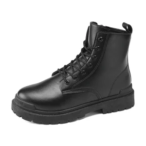 Botas de cuero para hombre, botas de senderismo informales para | Zapatos y calzado · Omeda.es