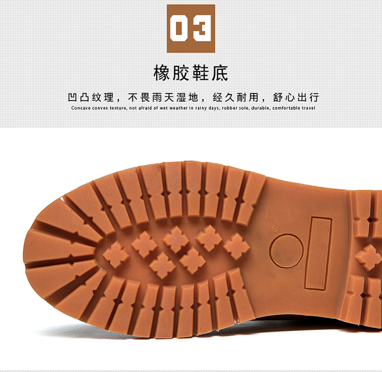 Botas de cuero para hombre, informales, resistentes al desgaste, a la | Zapatos y calzado · Omeda.es - Imagen 11