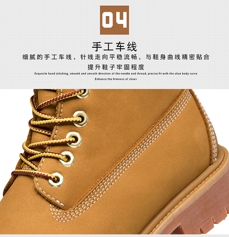 Botas de cuero para hombre, informales, resistentes al desgaste, a la | Zapatos y calzado · Omeda.es - Imagen 12