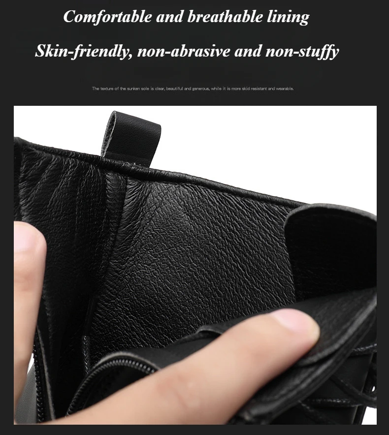 Botas de cuero negro para hombre, plataforma alta con cordones, botas | Zapatos y calzado · Omeda.es - Imagen 12