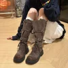Botas hasta la rodilla para Mujer, Botas de caballero gladiador a la | Zapatos y calzado · Omeda.es
