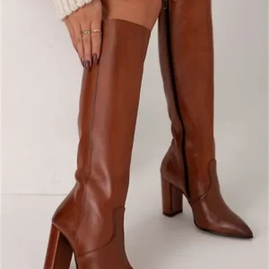 Botas hasta la rodilla para Mujer, Botas con punta estrecha a la | Zapatos y calzado · Omeda.es