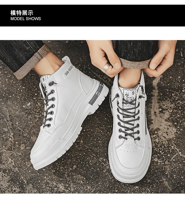 Botas informales transpirables a la moda 2025, botines Retro de alta | Zapatos y calzado · Omeda.es - Imagen 10