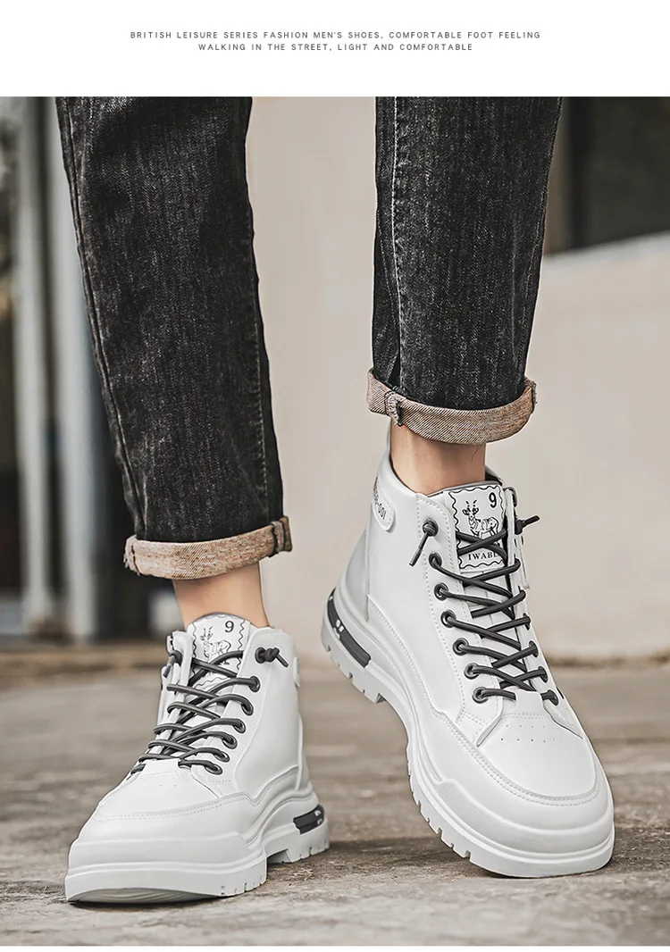 Botas informales transpirables a la moda 2025, botines Retro de alta | Zapatos y calzado · Omeda.es - Imagen 11