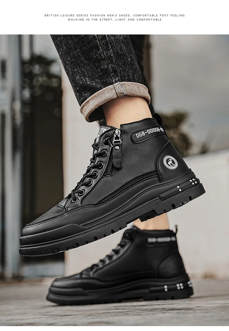 Botas informales transpirables a la moda 2025, botines Retro de alta | Zapatos y calzado · Omeda.es - Imagen 14