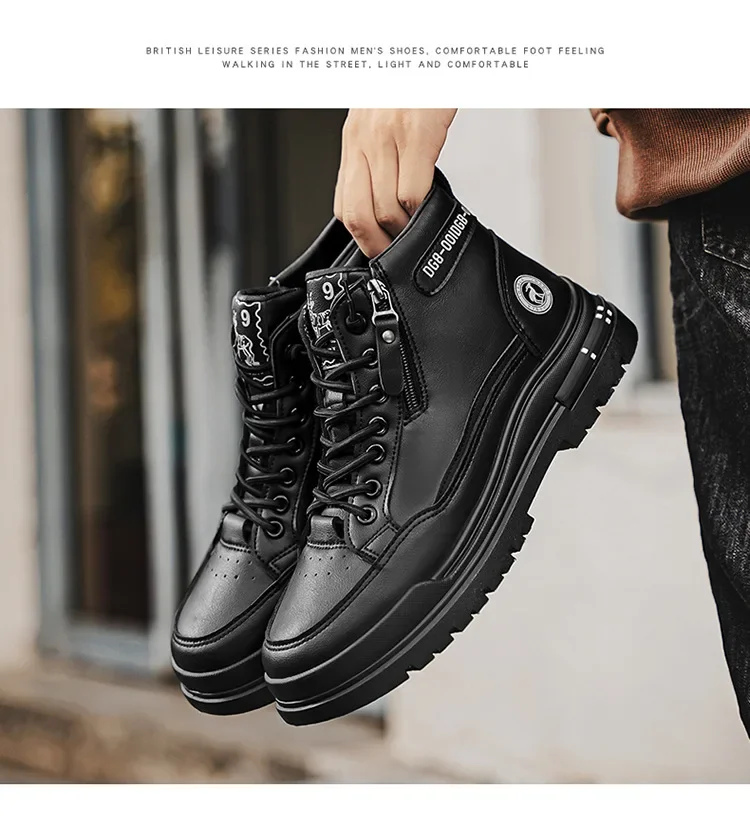 Botas informales transpirables a la moda 2025, botines Retro de alta | Zapatos y calzado · Omeda.es - Imagen 15