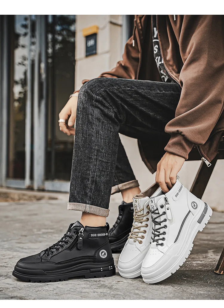 Botas informales transpirables a la moda 2025, botines Retro de alta | Zapatos y calzado · Omeda.es - Imagen 6