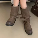Botas Largas para Mujer, zapatos planos De vestir a la moda para | Zapatos y calzado · Omeda.es
