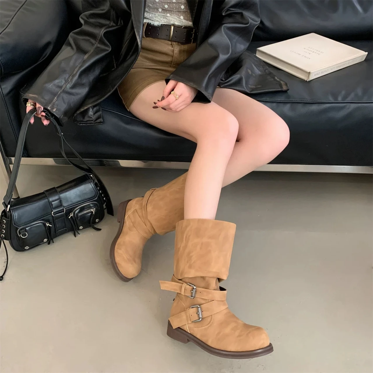 Botas Largas para Mujer, zapatos planos De vestir a la moda para | Zapatos y calzado · Omeda.es - Imagen 17