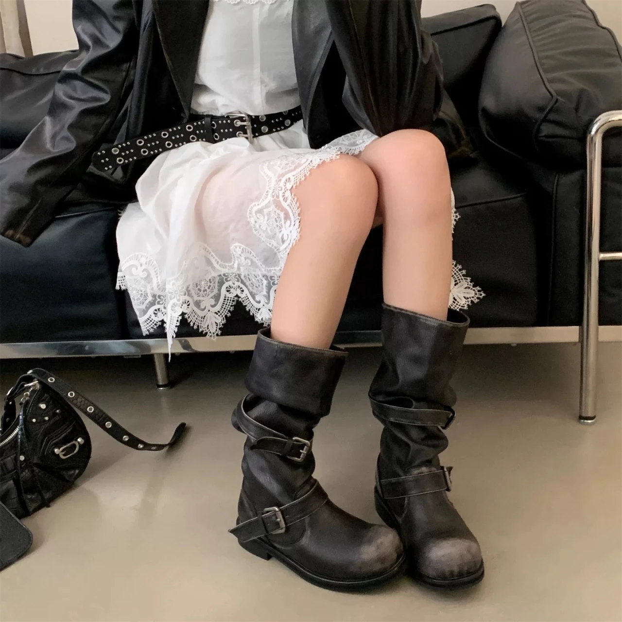 Botas Largas para Mujer, zapatos planos De vestir a la moda para | Zapatos y calzado · Omeda.es - Imagen 24