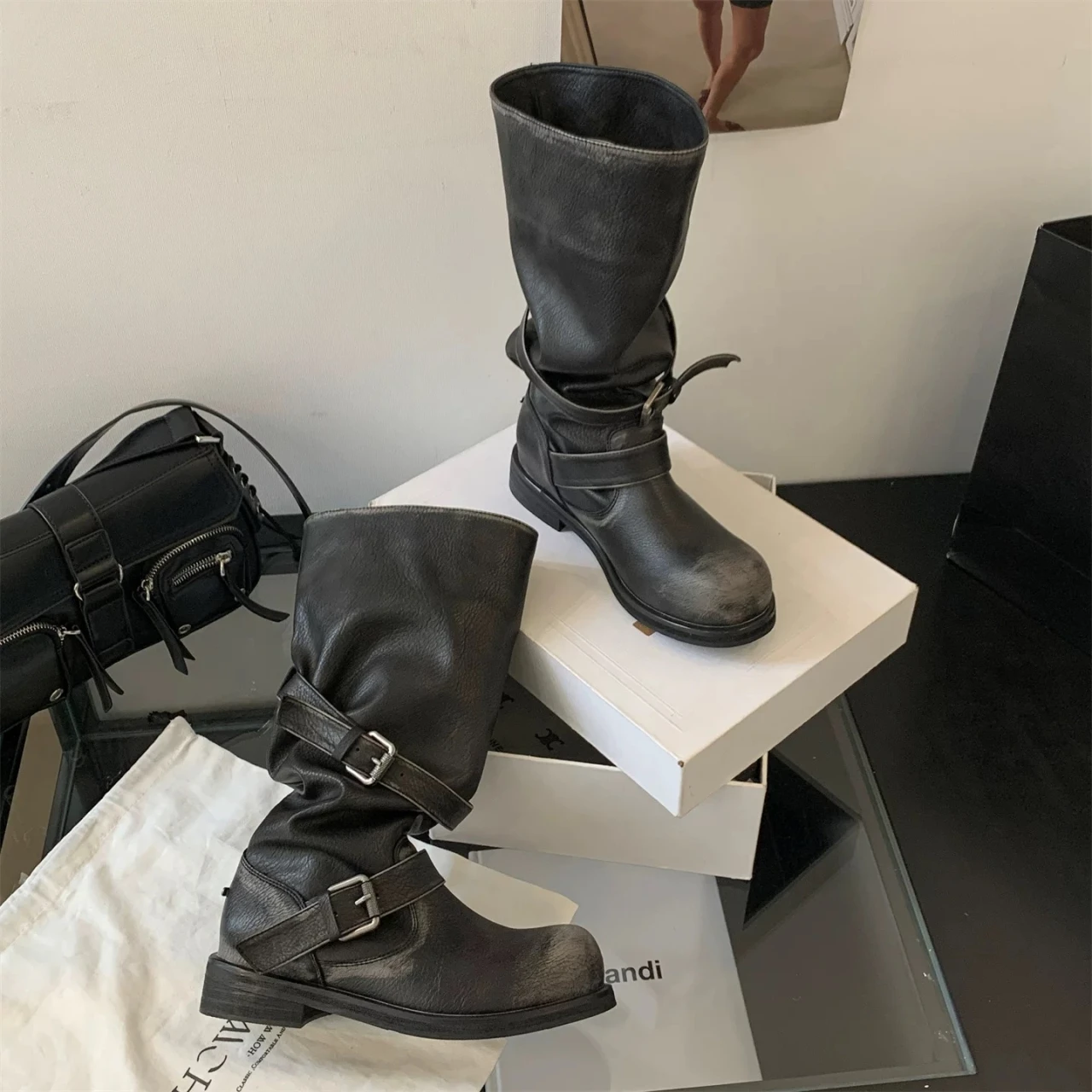 Botas Largas para Mujer, zapatos planos De vestir a la moda para | Zapatos y calzado · Omeda.es - Imagen 28