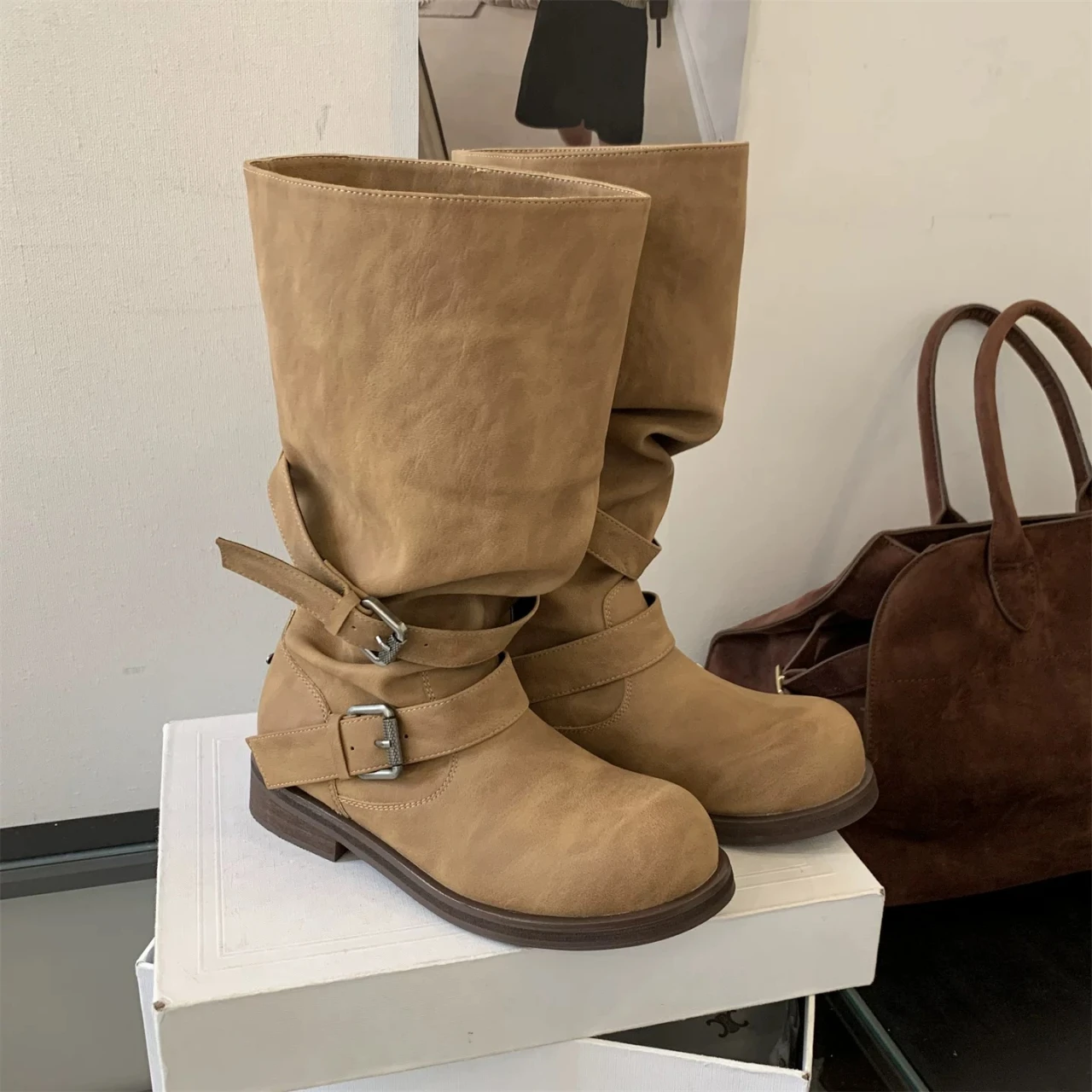 Botas Largas para Mujer, zapatos planos De vestir a la moda para | Zapatos y calzado · Omeda.es - Imagen 29
