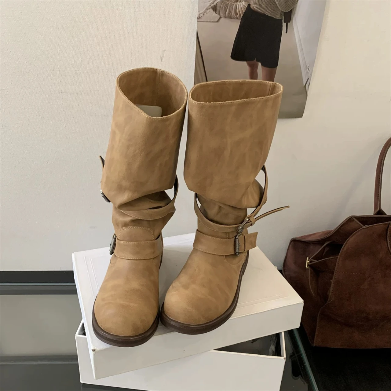 Botas Largas para Mujer, zapatos planos De vestir a la moda para | Zapatos y calzado · Omeda.es - Imagen 30