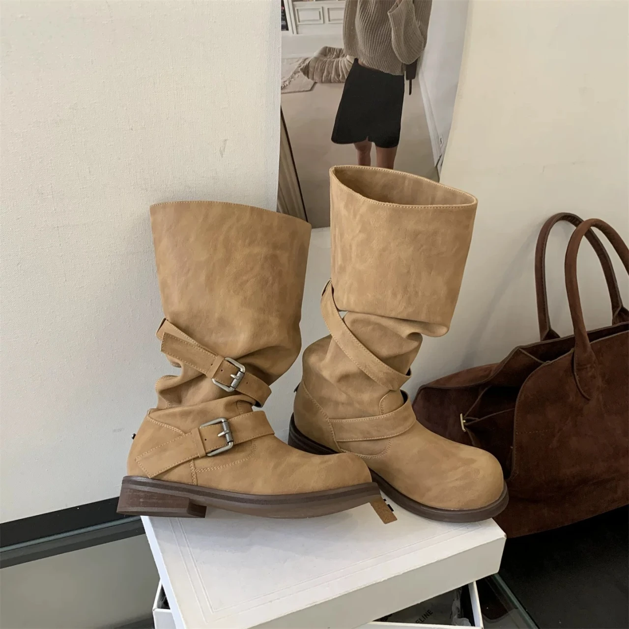 Botas Largas para Mujer, zapatos planos De vestir a la moda para | Zapatos y calzado · Omeda.es - Imagen 31