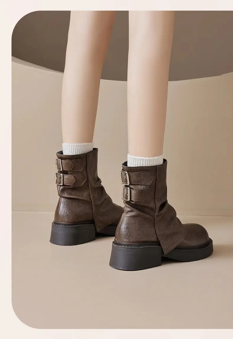 Botas De moda De invierno 2024, Botas De plataforma De tacón plano a | Zapatos y calzado · Omeda.es - Imagen 13