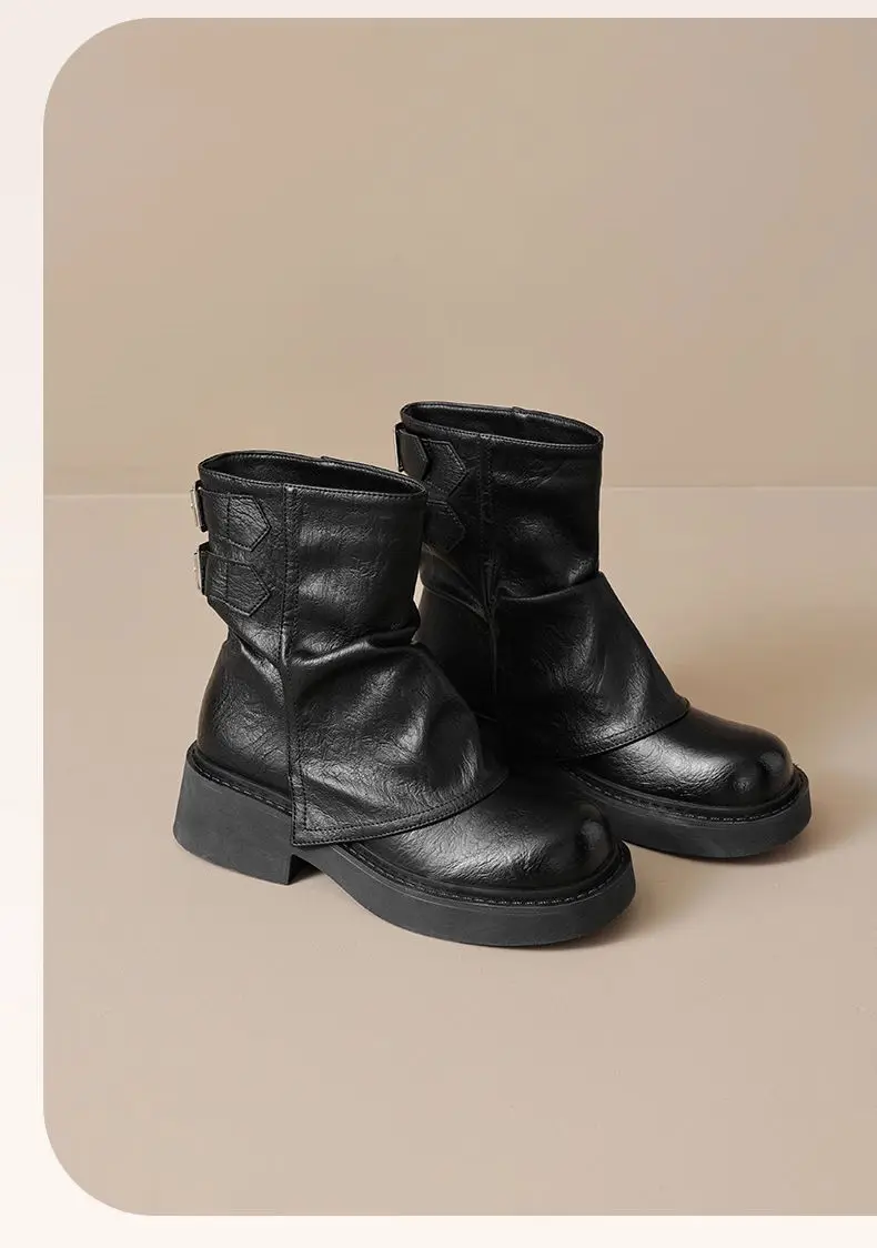 Botas De moda De invierno 2024, Botas De plataforma De tacón plano a | Zapatos y calzado · Omeda.es - Imagen 8