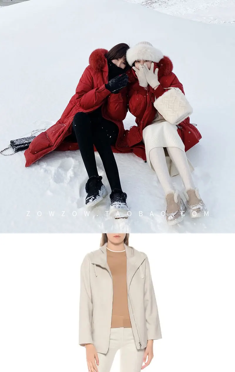 Botas de nieve de invierno para mujer, mocasines cálidos de una pieza | Zapatos y calzado · Omeda.es - Imagen 6