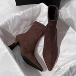 Botines de tacón alto para mujer para otoño e invierno, versátiles, | Zapatos y calzado · Omeda.es