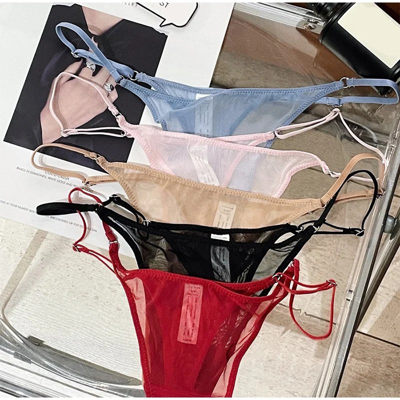 Bragas de mujer, lencería Sexy, Tanga de malla ultrafina, ropa | Ropa de mujer · Omeda.es - Imagen 3