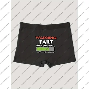 [Calzoncillos Boxer divertidos] Humoroso 'FART LOADING' hombres | Ropa de hombre · Omeda.es