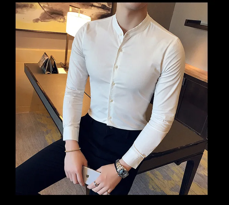 Camisa ajustada para hombre, Camisas de manga larga informales de | Ropa de hombre · Omeda.es - Imagen 12