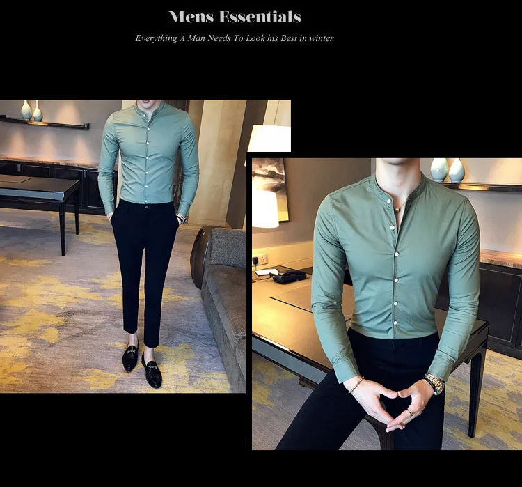 Camisa ajustada para hombre, Camisas de manga larga informales de | Ropa de hombre · Omeda.es - Imagen 22