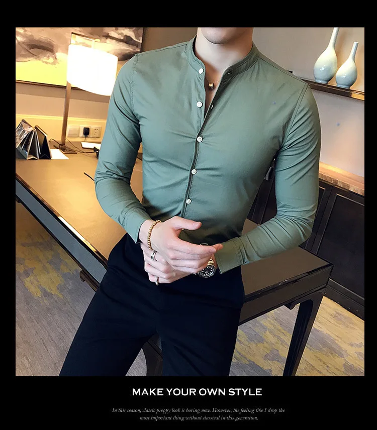 Camisa ajustada para hombre, Camisas de manga larga informales de | Ropa de hombre · Omeda.es - Imagen 23