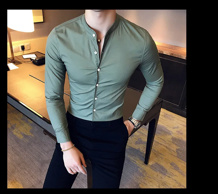 Camisa ajustada para hombre, Camisas de manga larga informales de | Ropa de hombre · Omeda.es - Imagen 24