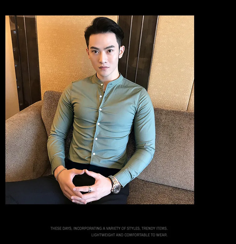 Camisa ajustada para hombre, Camisas de manga larga informales de | Ropa de hombre · Omeda.es - Imagen 26