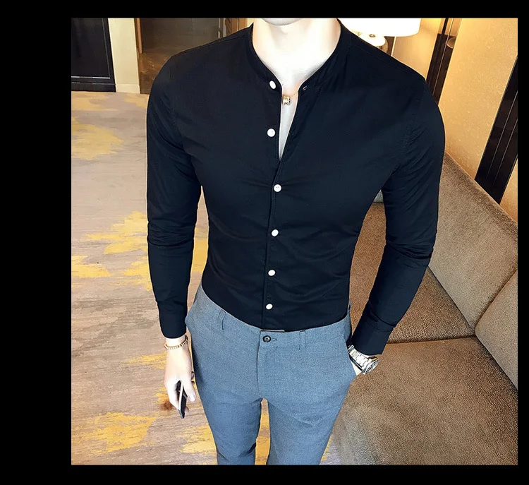 Camisa ajustada para hombre, Camisas de manga larga informales de | Ropa de hombre · Omeda.es - Imagen 28