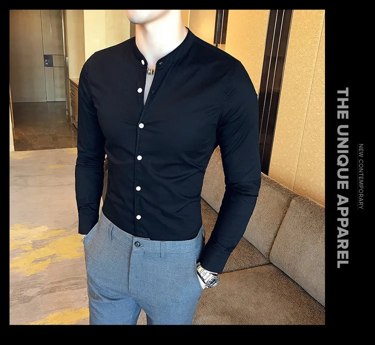 Camisa ajustada para hombre, Camisas de manga larga informales de | Ropa de hombre · Omeda.es - Imagen 29