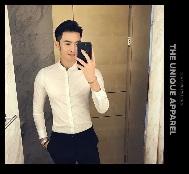 Camisa ajustada para hombre, Camisas de manga larga informales de | Ropa de hombre · Omeda.es - Imagen 3