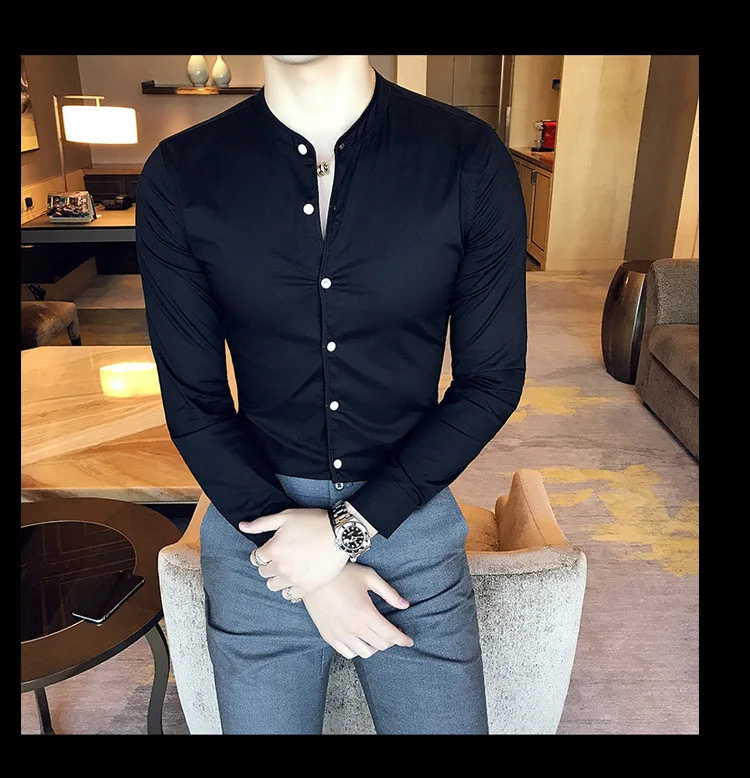 Camisa ajustada para hombre, Camisas de manga larga informales de | Ropa de hombre · Omeda.es - Imagen 32