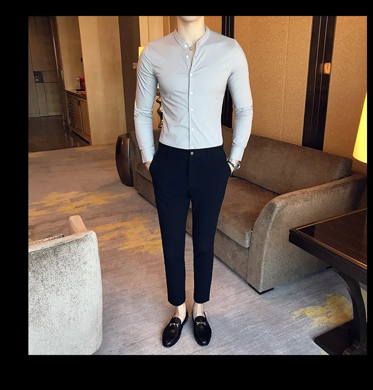 Camisa ajustada para hombre, Camisas de manga larga informales de | Ropa de hombre · Omeda.es - Imagen 39