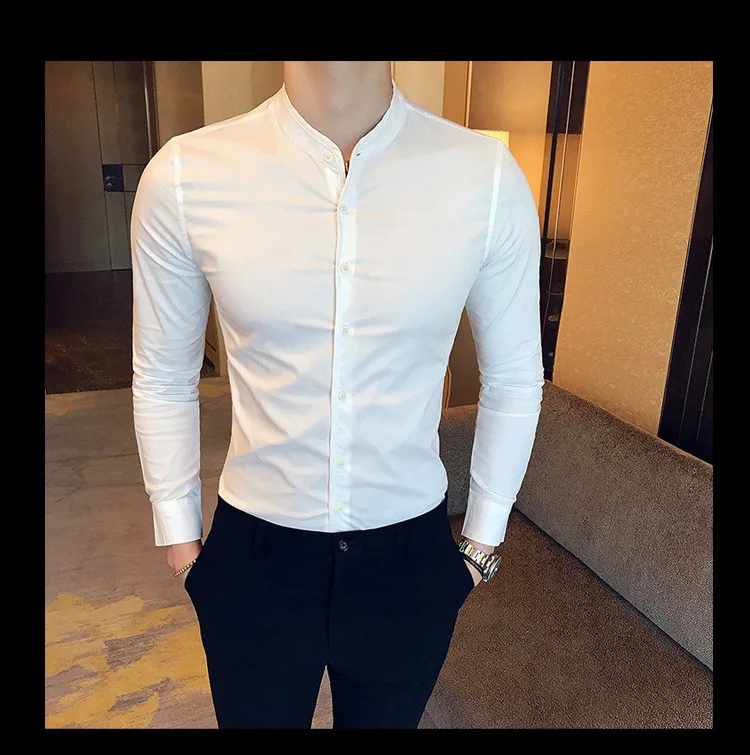 Camisa ajustada para hombre, Camisas de manga larga informales de | Ropa de hombre · Omeda.es - Imagen 4