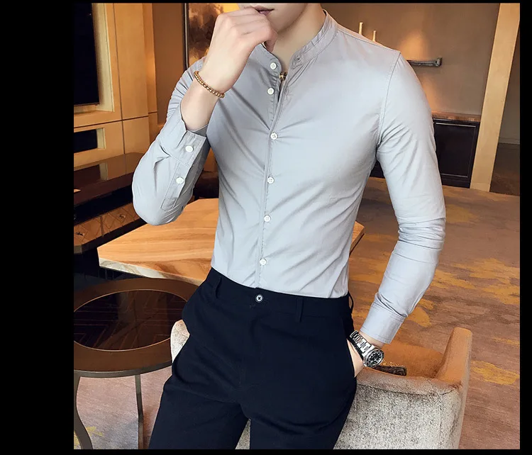 Camisa ajustada para hombre, Camisas de manga larga informales de | Ropa de hombre · Omeda.es - Imagen 41