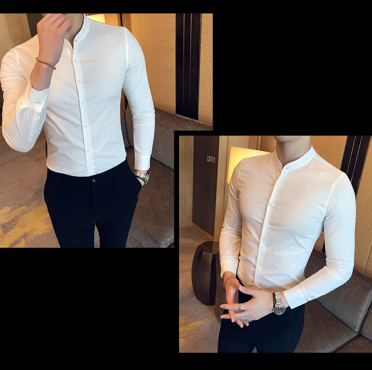 Camisa ajustada para hombre, Camisas de manga larga informales de | Ropa de hombre · Omeda.es - Imagen 6